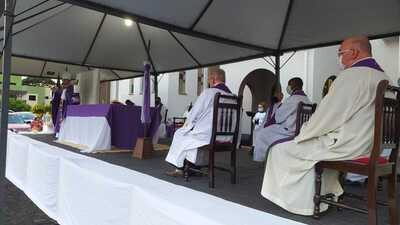Missa de 7Âº dia de falecimento do Padre Aleixo foi presidida pelo Bispo Dom Amilton